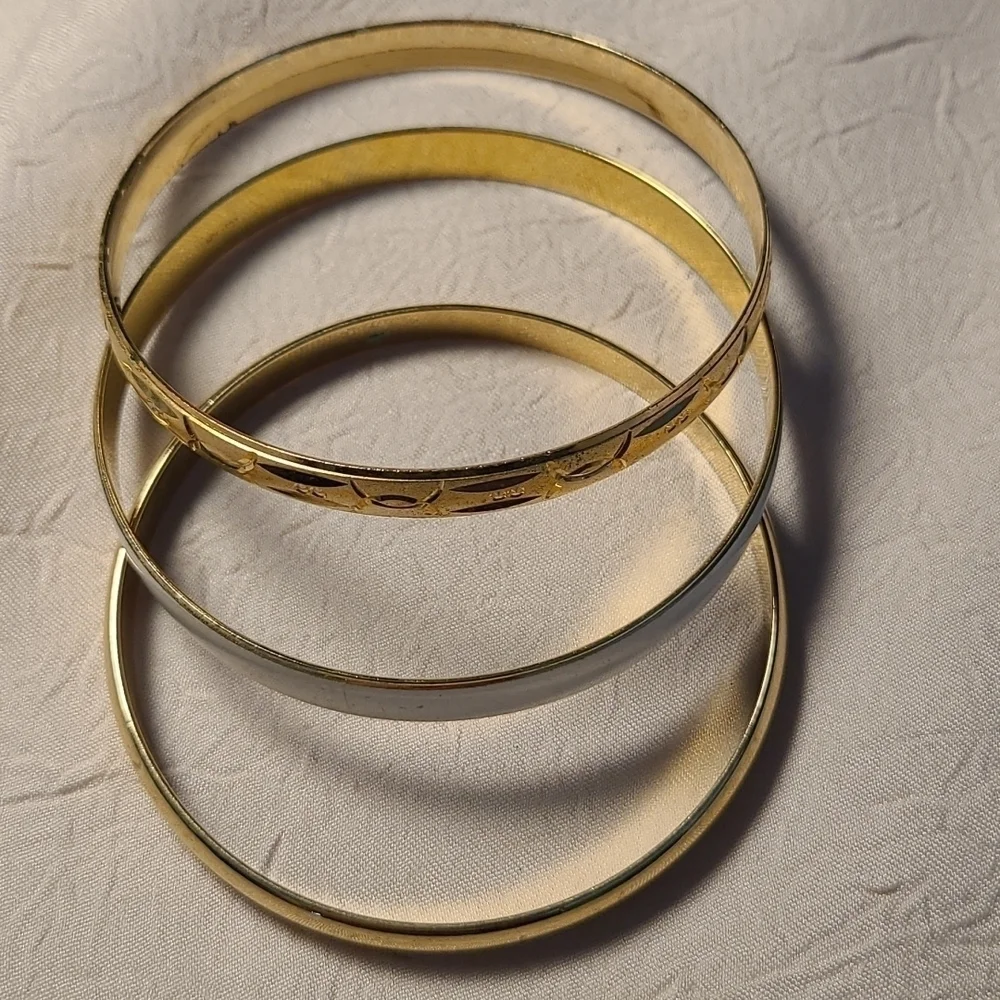 Vintage 3 BANGLE BRACELETS